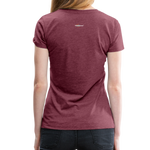 Talk Nerdy To Me - Women’s Premium T-Shirt - heather burgundy