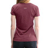 Talk Nerdy To Me - Women’s Premium T-Shirt - heather burgundy