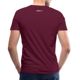 Men's Stacked ANERDIAM V-Neck T-Shirt by Canvas - maroon