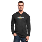 Men's Tri-Blend Hoodie Shirt - heather black