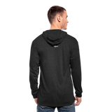 Men's Tri-Blend Hoodie Shirt - heather black