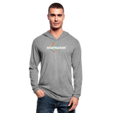 Men's Tri-Blend Hoodie Shirt - heather gray