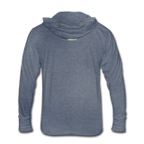 Womens Tri-Blend Hoodie Shirt - heather blue